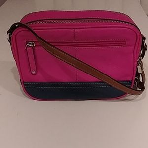 Tignanello leather cross body bag